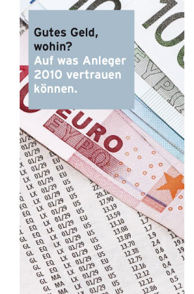 Gutes Geld,wohin?